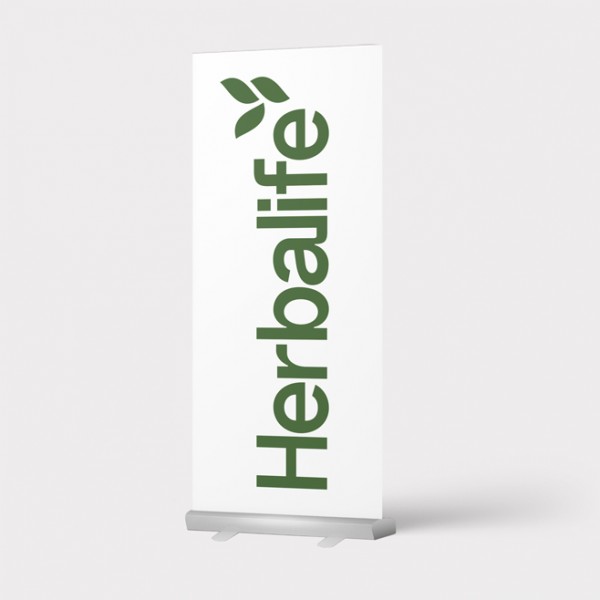 Roll-Up HERBALIFE NUTRITION neues LOGO (weiß / grün)