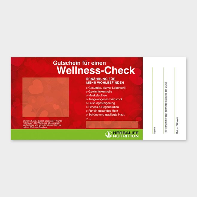 Wellness-Check Gutschein Herbalife Motiv 8