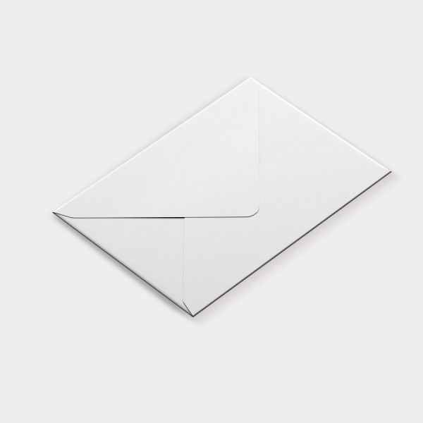 Briefumschläge weiß für Weihnachtskarten