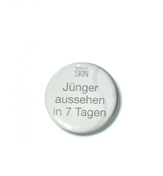 Herbalife SKIN Button "Jünger aussehen in 7 Tagen" (1 Stück)