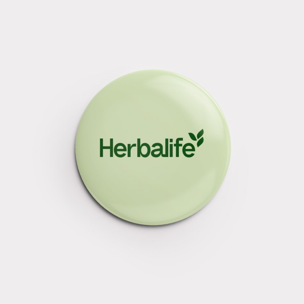 Button "Herbalife" 56 mm (Succulent)