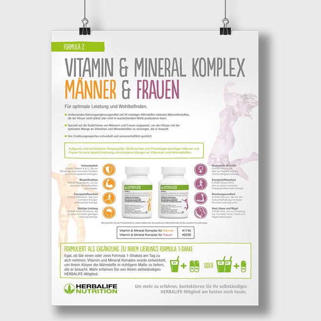 Vitamin & Mineral Komplex Männer & Frauen